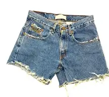 Levi’s cut off high waisted ripped shorts size 30