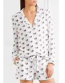 EQUIPMENT FEMME | S | Pj Matchinging Pajama Lounge Set Top Shorts Women's Hearts