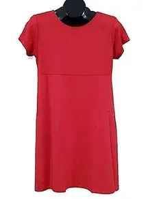 Metropolitan Red Shift Dress, Small