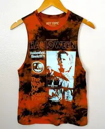 John Carpenter’s Halloween movie Michael Myers tie dye muscle tank tee S