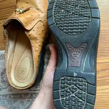 Ariat Slip On Women Clog Shoes Footwear Brown Size 9.5 Heeled Casual Western