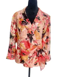 Alex Evenings Size Large  Top Blouse Holidays Formal Evening Party