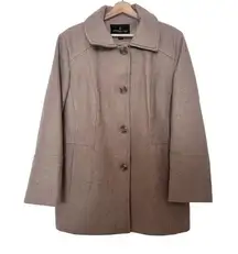 LONDON FOG Women's Single-Breasted Wool Blend Coat size XL‎