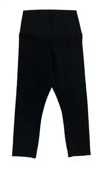 Lululemon Capris Pants Black Cropped High Rise Activewear