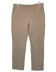 Chico's Size 0.5 (US 6) Tan Elastic Waist Stretch Pull On Dress Casual Work Pant