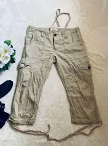 Forever 21 Vintage F21 Capri Cargo Pants Sz 25