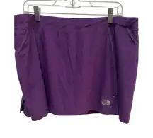The North Face Women Skirt XL Vapor Wick Flight Series Purple Back Pocket