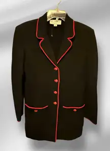 St. John Collection by Marie Gray Black Sweater‎ Blazer