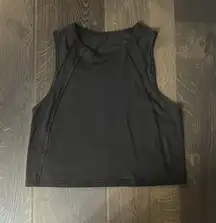 Lululemon Black Part Mesh Trendy Tank Top