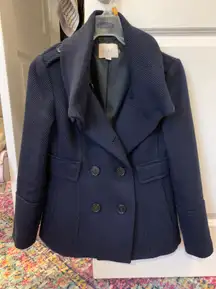 Navy Blue Pea Coat