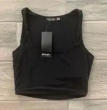 nasty gal and i square down crop top