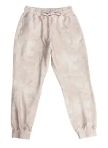 Onia Terry Towel Pink Tie Dye 100% Cotton Joggers Women’s Size Medium