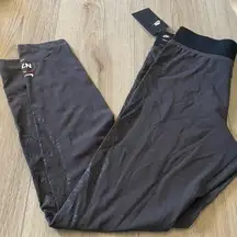 Nike Gray grey white leggings tights