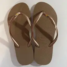 Havaianas tan sample flip flop