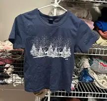 Women’s urban outfitters Blue Graphic T-Shirt