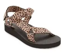 Arizona Womens Judith Strap Sandals outdoor animal print activewear shoe Sz 11M