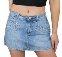 Vintage Y2K Tommy Jeans Denim Mini Skirt