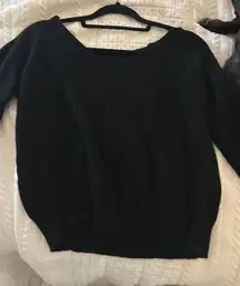 cute cropped black sweater