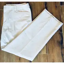 Christopher & Banks White Trouser Pant Women's 14