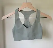 Set Active Sculptflex Racer V Bra in OG Matcha Green