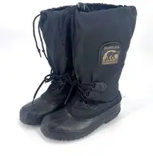 Sorel  Snowlion women’s Winter Boots Waterproof Insulated Felt Liner Black Size 8