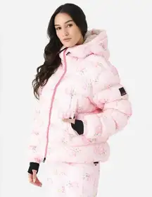 Love Shack Fancy  
Bogner X Saelly Thermal Puffer Jacket Pink Size 10 Large NWT