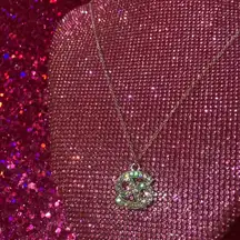 Cancer Zodiac Sign Sterling Silver Necklace 925 Bling Horoscope June July Egirl Emo Jewelry