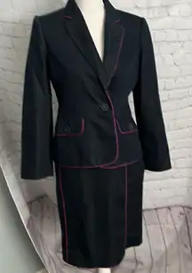 Apostrophe navy blazer and skirt set - petite 8