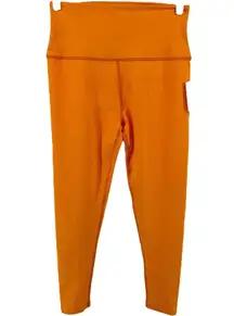 Beyond Yoga Spacedye Caught in the Midi High Waisted Legging Mango Pop L NWT