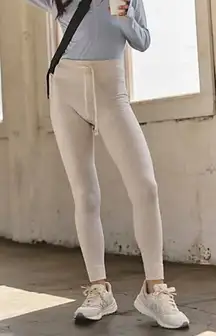 #30 NWT Free People Catch All Fleece Leggings in Oatmeal Heather