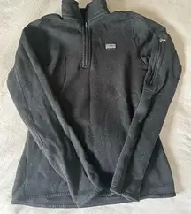 Patagonia black quarter zip