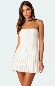 ivory oversized mini dress Shoreline Eyelet Ivory Dress | Trendy Women's Mini Dress