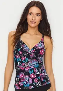 New. Anne Cole floral tankini set.  34B-32C top/ M-bottom   Retails $159