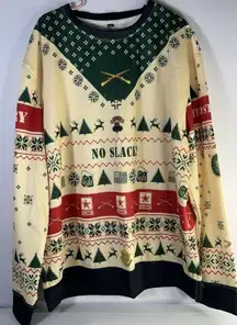 U.S. Army "No Slack" Ugly Christmas Sweater – Size 2XL