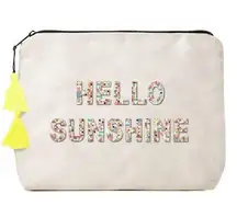 NWT Fallon & Royce Hello Sunshine - Confetti Bikini Clutch