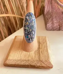 Copper Ethiopian Opal  Ring Size 6