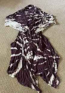 YOUNG Fabulous and Broke Raine Tie Dye Wrap Dress Size Medium Bin 70