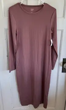 NWT Gap mauve The Modern Dress size medium