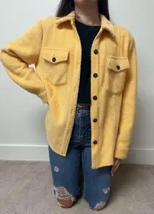 Yellow shirt jacket 
