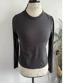 Lululemon Hold Tight Long Sleeve Shirt Black Size 4
