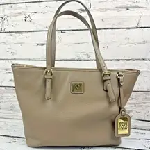 Anne Klein Women's Medium Perfect Tote in Earth Tone‎ Taupe Rarely Used