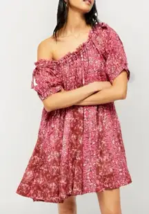 Free People Jet Set Floral Mini Dress