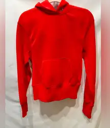 Helmut Lang Red Lava Scuba Hoodie XS Women’s -flawed see photo’s