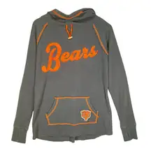 NFL‎ Team Apparel Chicago Bears Thermal Hoodie Thumb Holes Women's Medium
