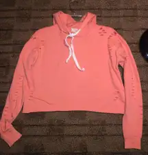 “” Peach/Orange Cropped Longsleeve