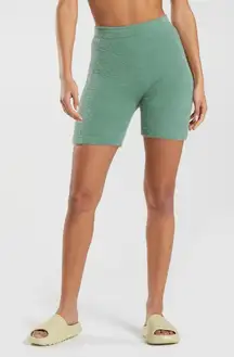 Gymshark Whitney‎ Simmons Knit Fuzzy Shorts Women's Green Small