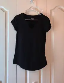 Black Keyhole Top