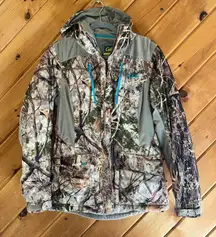 Cabela’s Zonz woodland outfit her camouflage hunting winter zip up jacket