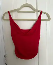 Red Going Out Top Shein