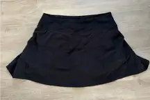 Black Lululemon Pace Rival Mid-Rise Skirt Long